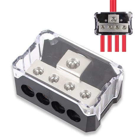 audio distribution junction box|car audio amp distribution block.